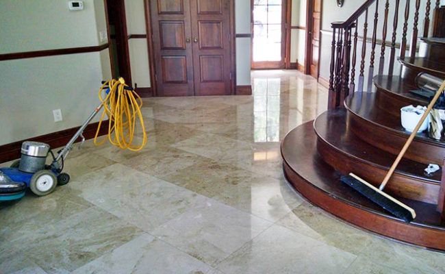 Travertine Floor Restoration